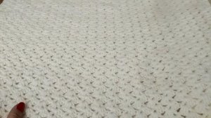 Вязания крючком. Плед готов.