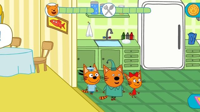 Три кота посылка от бабушки