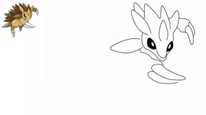 Как легко нарисовать покемона Сандслаш! #028 | Поколение 1