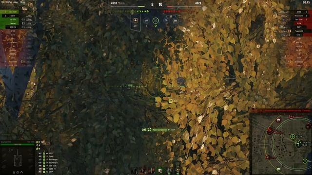 Strv 103B  Звездец на звездолёте! Заехал в лес и устроил им незабываемую битву