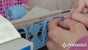Ажур на однофонтурной машине