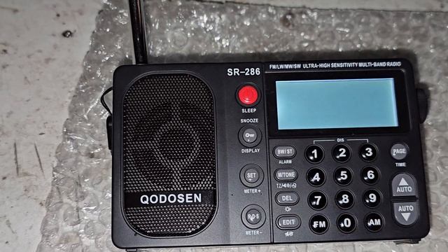 Qodosen SR-286. Длинные волны. Прием на телескоп смотреть онлайн