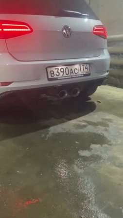 Кастом выхлоп volkswagen golf
