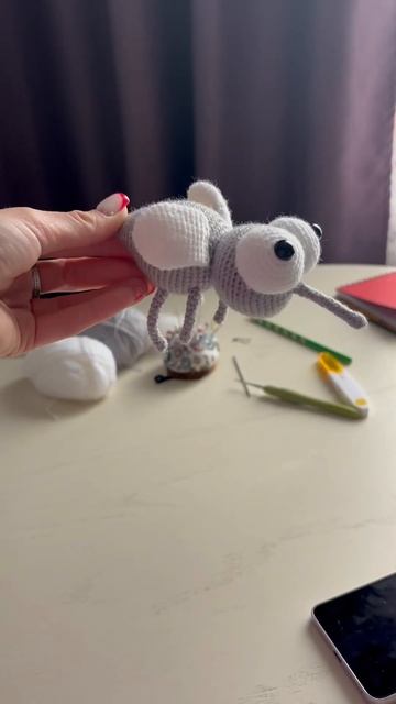 Моя первая игрушка ,связанная по фото 🤗 #амигуруми #crochet #вязаниекрючком #handmade #amigurumi
