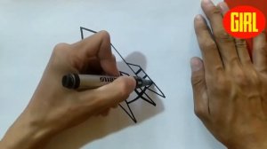 Easy and simple Rocket Drawing / Легкий и простой рисунок ракеты