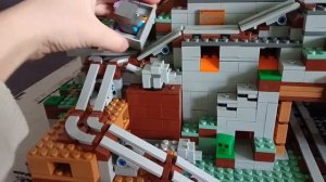 Lego Minecraft горная пещера part1