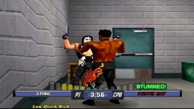 WCW backstage assault Полное прохождение за Стинга смотреть онлайн