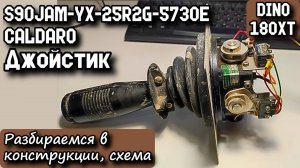 DINO 180XT. Джойстик CALDARO S90JAM-YX-25R2G-5730E. Разбираемся в конструкции, схема.