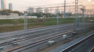 Поездка от "Белорусского вокзала" до "Очаково" по МЦД-D4 на ЭД4М (11.09.2023) [архив]