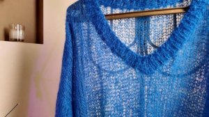 Паутинка спицами //Объемный рукав - баллон