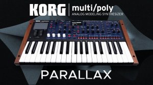 Korg multi/poly: Presets for Ambient, Techno and Electronica