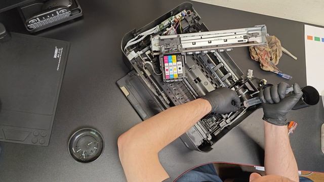 HP DeskJet Ink Advantage 3525 не печатает чёрным цветом смотреть онлайн