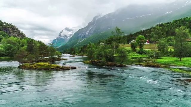 Норвегия УДИВИТЕЛЬНАЯ Красивая природа с расслабляющей музыкой