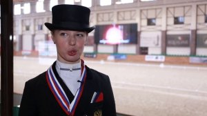 Марина Афрамеева - победитель в программе Переездка Большого Приза Всероссийских соревнований