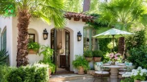 Двор и сад в средиземноморском стиле фото идеи для вдохновения (9)