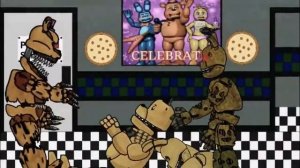 ×ЭПИЧНАЯ БИТВА× Спрингтрап и Фредбер VS Спрингбонни и Голден ФреддиРисуем мульт