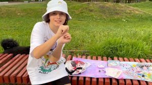 Продаем изделия из бисера на улице // Amina paper