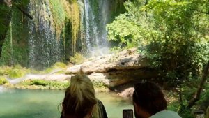 Водопад Куршунлу недалеко от Анталии, излюбленное мес