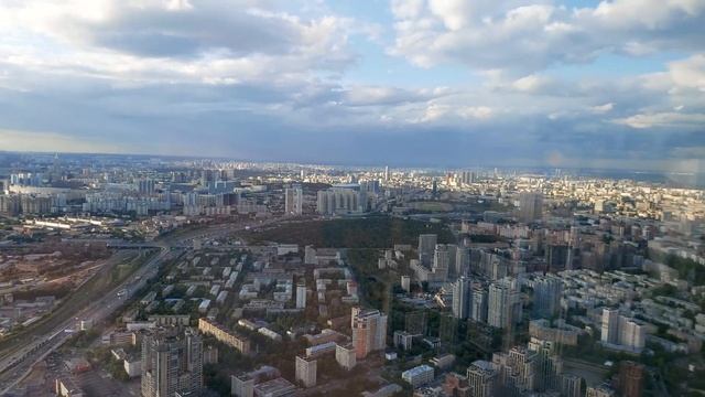 Вид из башни «Федерация». Moscow City. Federation Tower. Москва с вы?