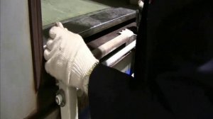 Установка эвакуационного трапа