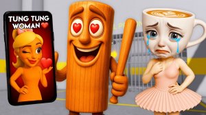 БАЛЕРИНА С КАПУЧИНО и грустной любовью зовет ТАНГ ТАНГ САХУРА в "ПОБЕГЕ ИЗ ТЮРЬМЫ БАРРИ"! Роблокс