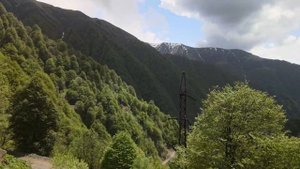 Мотопутешествие в Омало. Перевал Абано в снегу.