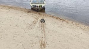 Самодельная якорная лебедка.
