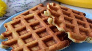 Банановые вафли