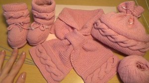 Вязание спицами для детей  \\\\  Knitting for children up to 1 year