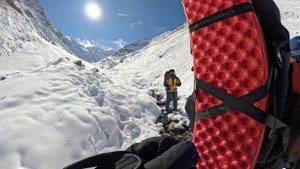 Зимний поход на верхние Кармадонские ванны 23.02.2025г.