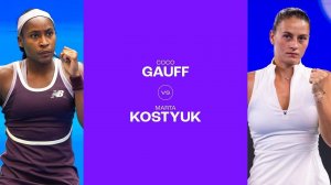 10.10.2024. Кори Гауфф - Марта Костюк. WTA Wuhan. Cori Gauff - Marta Kostyuk