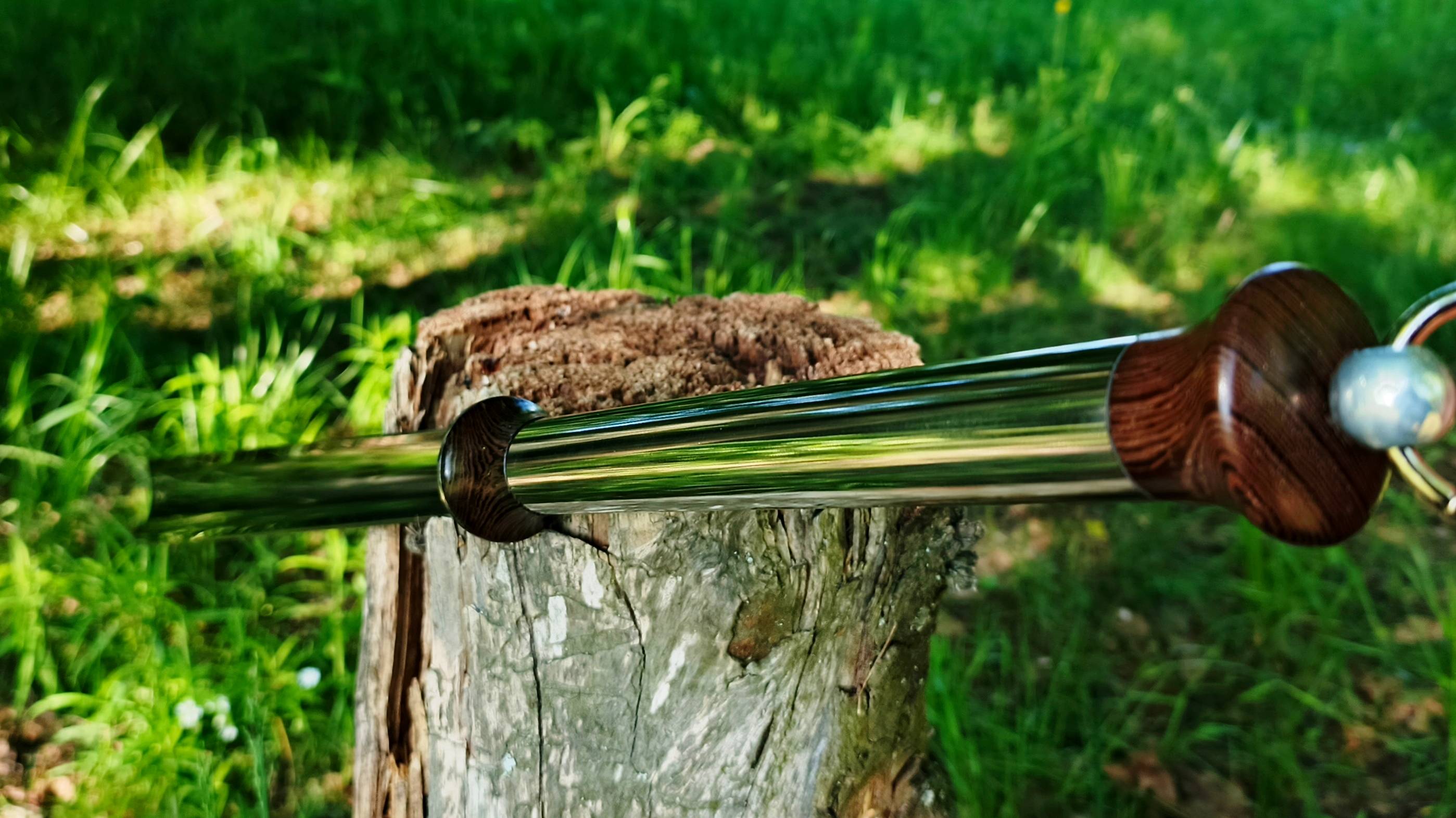 Ложка/рожок для обуви Катана нержавеющая сталь, 73 см