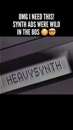 80s synth ads