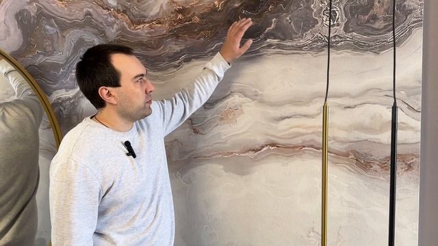 Гибкий мрамор - супер материал для отделки стен! Выглядит дороже, чем стоит. смотреть онлайн