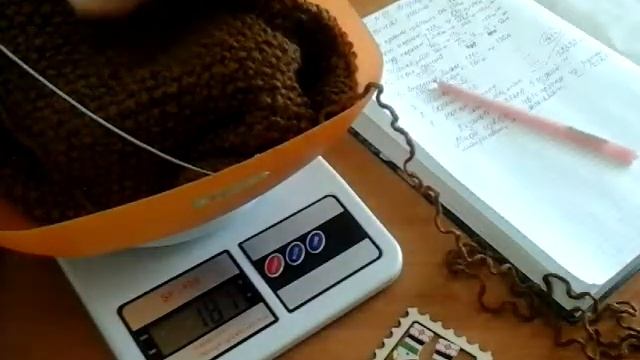 Вязание.Марафон"Пряжная диета".Отчёт№10 за 05.11-12.11.19.Контрольное взвешивание пряжи.