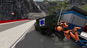 Краш тест с горы - BeamNG drive2024 09 05 19