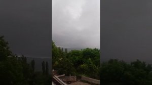сильный дождь в горах #дагестана #горы