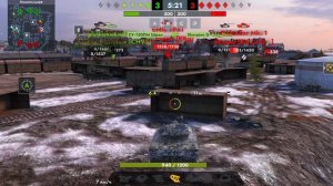 Tanks Blitz бой на лт Т49 (мастер)