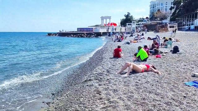 КРЫМ - ЭТОГО ЖДАЛИ ВСЕ! ПЛЯЖИ АЛУШТЫ сегодня. Набережна