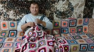 Вязание Пледы и Покрывала(диван)