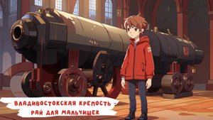 Юрик в музее "Владивостокская крепость"