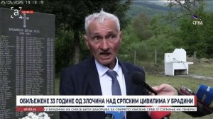 Обиљежене 33 године од злочина над српским цивилима у Брадини