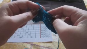 УЗОР 4/УЗОР СПИЦАМИ ДЛЯ ШАПКИ /ЛОЖНАЯ КОСА