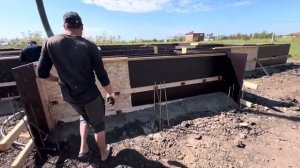 Заливаем фундамент в Лазурном