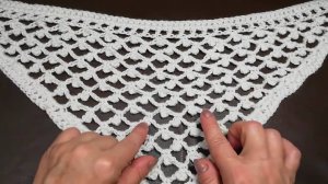 МК👍ВЯЖЕМ🧶🐝 шаль крючком🔥
