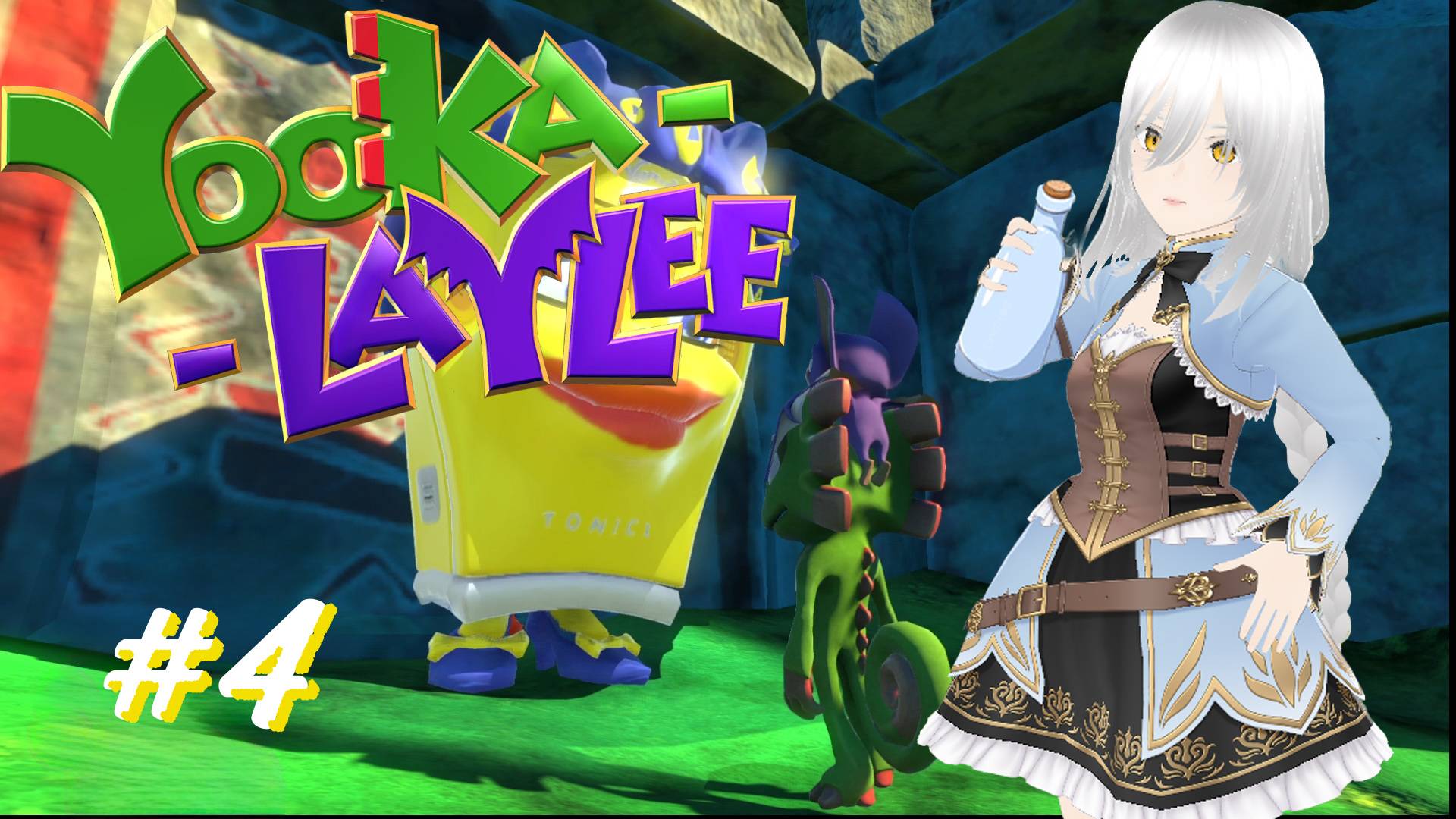 Поиграем в Yooka-Laylee #4 (─‿‿─)