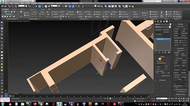 Интерьер с нуля в 3ds Max (1 часть). Поднимаю стены с плана. смотреть онлайн