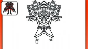 КАК НАРИСОВАТЬ НОВОГО ТИТАНА СПИКЕРМЕНА 2.0 (Улучшенный) из Скибиди Туалет Мультивселенная