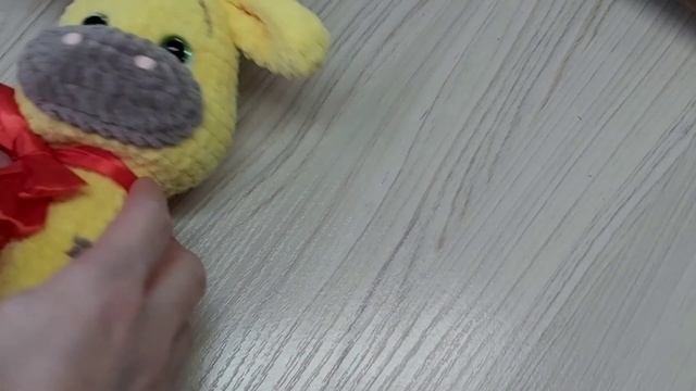 МК-диктант Жираф крючком плюш