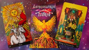 Обзор на яркую и контрастную колоду "Astromatrix Tarot".